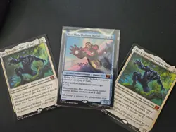 MTG Iron Man, Modern Marvel + Black Panther, Claws Of Bast x2 NM - Image 1