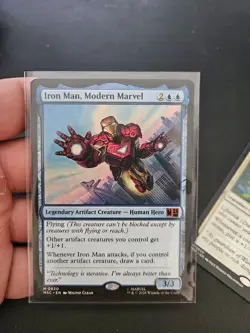 MTG Iron Man, Modern Marvel + Black Panther, Claws Of Bast x2 NM - Image 2