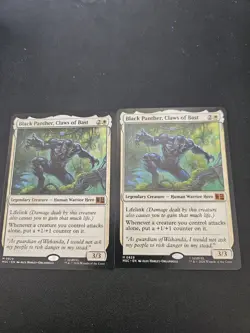 MTG Iron Man, Modern Marvel + Black Panther, Claws Of Bast x2 NM - Image 4