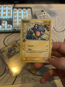 Totodile Delta Species 67/101 EX Dragon Frontiers Common Pokemon Card LP - Image 1