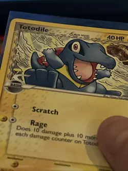 Totodile Delta Species 67/101 EX Dragon Frontiers Common Pokemon Card LP - Image 3