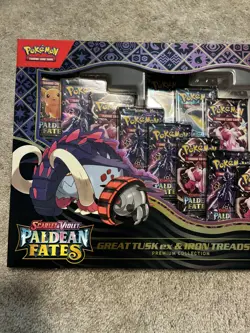 Pokemon TCG Paldean Fates Great Tusk ex Premium Collection Box New Sealed - Image 4