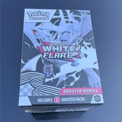 Pokemon TCG Scarlet & Violet White Flare Booster Bundle Box 6 Packs English 2025 - Image 1