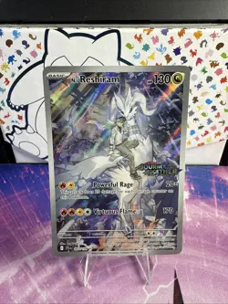 Pokemon TCG Journey Together Stamped Promo N'S RESHIRAM #167/159 - Image 1