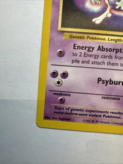 Pokemon TCG Mewtwo Black Star Promo 3 WOTC 1999 WB ‘The First Movie’ Stamp NM💎 - Image 5
