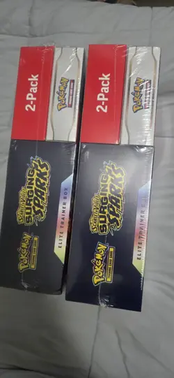 Pokemon Surging Sparks Elite Trainer Box and Booster Bundle Costco, 2-Pack - Image 3
