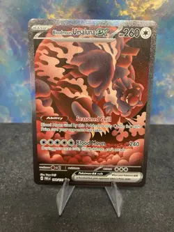Pokemon TCG Prismatic Evolutions Bloodmoon Ursaluna EX 168/131 SIR - Image 3