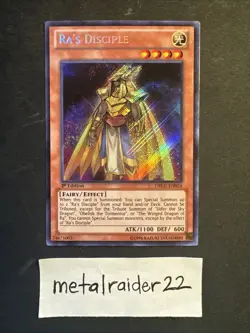 Yugioh Ra's Disciple DRLG-EN024 Dragons of Legend Secret 1st Edition Near Mint - Image 1
