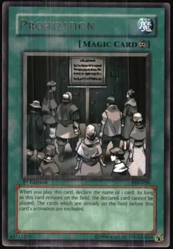 Yu-Gi-Oh! - Pharaoh's Servant Prohibition 2002 PSV-039 1st Edition - Image 1