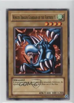 Winged Dragon Guardian of the Fortress #1 Unlimited YuGiOh Starter Deck Yugi - Image 1