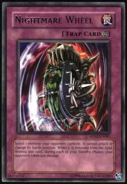 Yu-Gi-Oh! - Retro Pack 2 Nightmare Wheel 2009 RP02-EN081 Rare Unlimited - Image 1