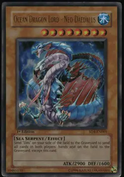 Yu-Gi-Oh! - Ocean Dragon Lord - Neo-Daedalus 2005 SD4-EN001 UR 1st Edition - Image 1