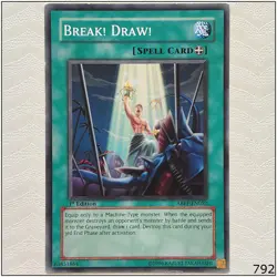 Break! Draw! - ABPF-EN052 - Common 1st Edition Yugioh - Image 1