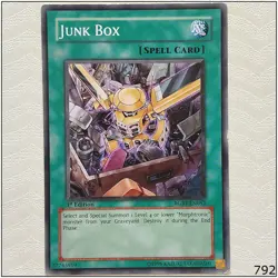 Junk Box - RGBT-EN052 - Common 1st Edition Yugioh - Image 1
