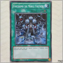 Fortissimo the Mobile Fortress - EXVC-EN049 - Common 1st Edition Yugioh - Image 1