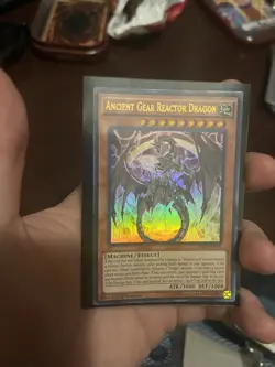 Yugioh Ancient Gear Reactor Dragon SR03-EN001 Ultra Rare 1st Ed LP - Image 1