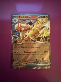 Blaziken EX 024/159 Full Art NM/M Journey Together Pokemon Card - Image 1