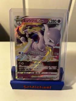 Pokemon Go Mewtwo VSTAR Full Art Holo Card #31/78 Rare NM Condition - Image 1