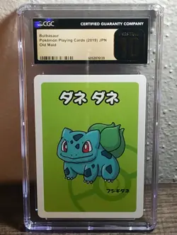 CGC PRISTINE 10 - (Bulbasaur) - 2019 JPN Old Maid Pokemon Playing Cards - Image 1