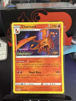 Charizard - (Prerelease) [Staff] SWSH066 SWSH: Sword & Shield Promo Cards Holo - Image 1