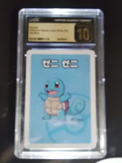 Squirtle Pokemon Playing Cards (2019) JPN Old Maid CGC 10 - Image 1