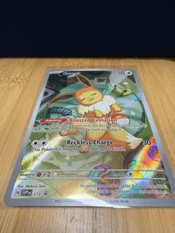 Pokemon Card TCG - Eevee SVP #173 Scarlet & Violet Black Star Promo Near Mint - Image 2