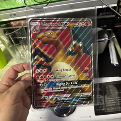 Pokemon TCG JUMBO Charizard-GX SM Black Star Promo SM60 Promo Oversized Card - Image 1