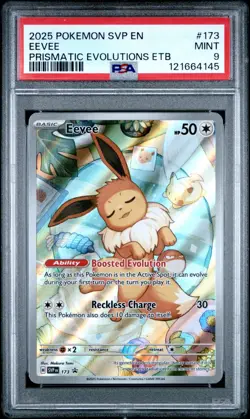 PSA 9 Eevee 173 Sv: Scarlet & Violet Promo Cards Holo - Image 1