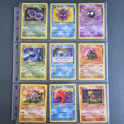 🔥Complete Common Uncommon Fossil set Pokemon Cards 1999 WOTC - Image 1