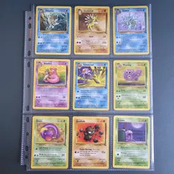 🔥Complete Common Uncommon Fossil set Pokemon Cards 1999 WOTC - Image 3