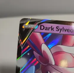 Pokemon TCG Celebrations Dark Sylveon V SWSH134 Jumbo Black Star Promo Card - Image 3