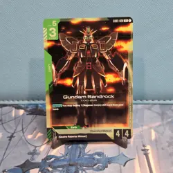 Gundam Sandrock - Gundam Card Game #GD01-028 - GD01 - NM Foil Newtype Rising - Image 3