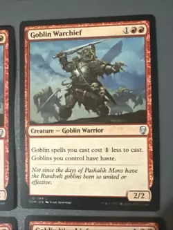 Goblin Warchief X4 Dominaria NM Condition See Pics Front/back - Image 4