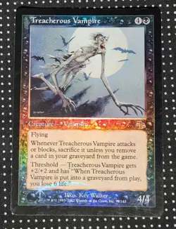 Magic: The Gathering - Treacherous Vampire - Foil - Judgment - 75/143 - Rare - Image 1