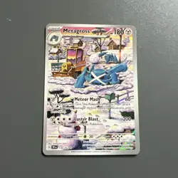 NM Metagross 178/162 Temporal Forces Illustration Rare Holo Pokemon Card - Image 1
