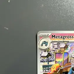 NM Metagross 178/162 Temporal Forces Illustration Rare Holo Pokemon Card - Image 2