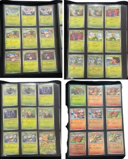 Pokemon Scarlet & Violet Obsidian Flames Complete Master Set 100% NM W/ Promos - Image 1