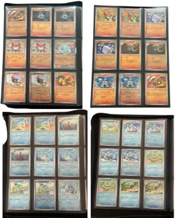 Pokemon Scarlet & Violet Obsidian Flames Complete Master Set 100% NM W/ Promos - Image 5