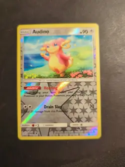Audino 177/236 Uncommon Reverse Holo Sun & Moon Unified Minds Pokemon TCG NM - Image 1
