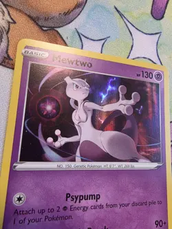Mewtwo 59/159 Crown Zenith Holo Rare Pokemon TCG - Image 2
