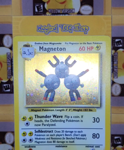 Pokemon Magneton Base Set Holo Rare 9/102 WOTC 1999 NM - Image 2