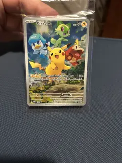 Pokemon Pikachu SVP 027 Scarlet & Violet Paldea Evolved ETB Promo SEALED - Image 1