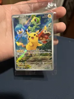Pokemon Pikachu SVP 027 Scarlet & Violet Paldea Evolved ETB Promo SEALED - Image 3