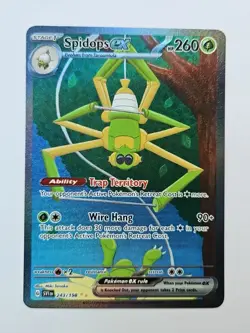 Pokemon TCG Spidops EX 243/198 Illustration Scarlet & Violet Base Set - Image 1