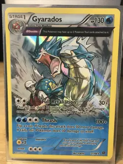 Pokemon Gyarados Full Art Holo Card 21/98 XY Ancient Origins 2015 NM Near Mint - Image 1