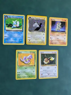 Pokemon Card Lot. Team Rocket Dark Magneton, Dark Wartortle - Image 2