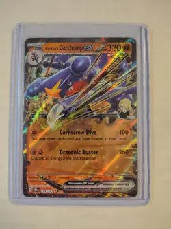 Pokemon TCG Cynthia's Garchomp EX 104/182 Double Rare Destined Rivals Card - Image 1