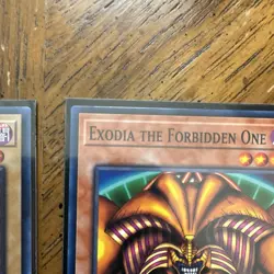 Konami Yu-Gi-Oh! TCG LDK2 Exodia 1st Edition English 5-Card Set w/ Gift - Image 2