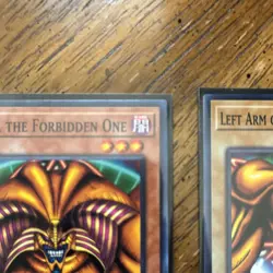Konami Yu-Gi-Oh! TCG LDK2 Exodia 1st Edition English 5-Card Set w/ Gift - Image 3