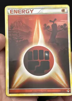 Fighting Energy 93/95 Call of Legends MP Reverse Holo Pokemon Card - Image 1